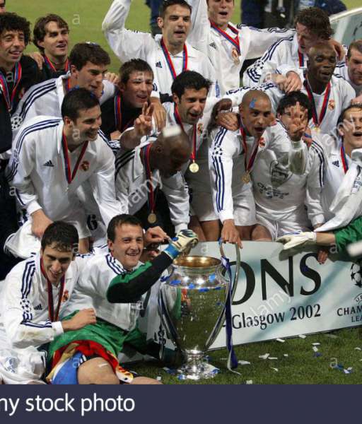 2002 Champion League Real Madrid gold medal final huy chương vô địch