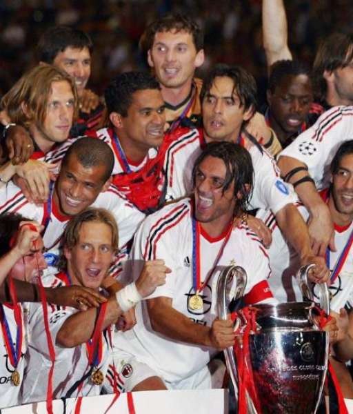 2003 Champion League AC Milan gold medal final huy chương vô địch