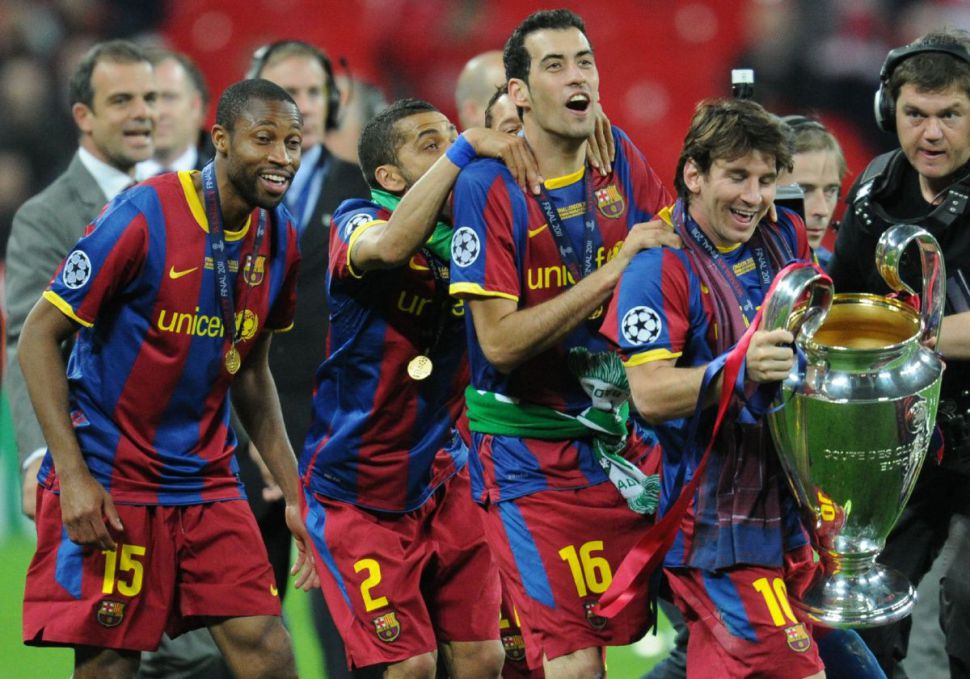 2011 Champion League Barcelona gold medal final huy chương vô địch