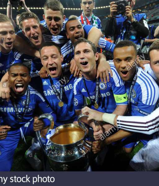 2012 Champion League Chelsea gold medal final huy chương vô địch