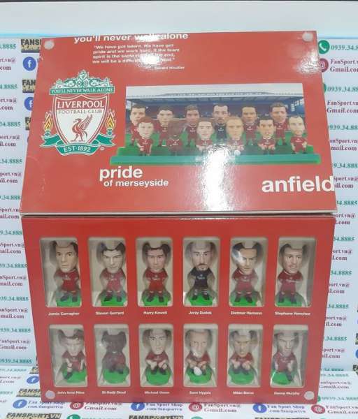 Bộ tượng Liverpool 2003-2004 Fan Favourites Prostar box set