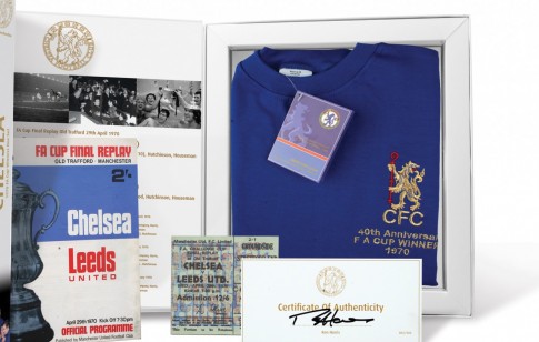 Box Chelsea 1970 FA Cup Winner 40th anniversary shirt jersey Harrís