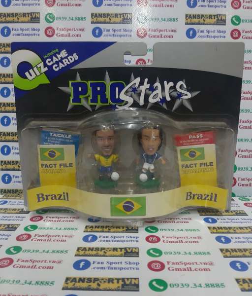 Tượng Adriano & Ronaldinho Brazil 2004-2006 home away corinthian