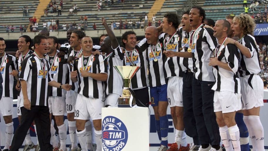 Box Juventus 2004-2005 Serie A Chapions celebration corinthian 1347