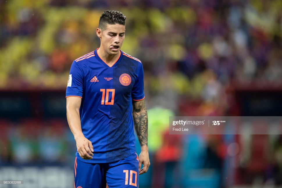 Áo đấu James 10 Colombia 2018-2019 away shirt jersey blue World Cup