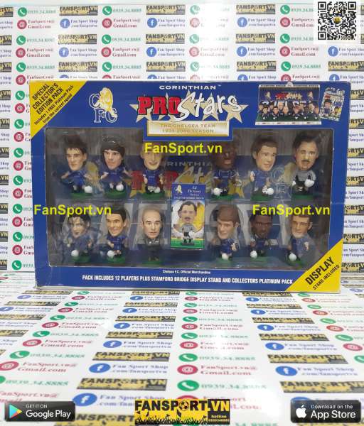 Bộ tượng Chelsea 1999-2000 Corinthian home pack set figure limited