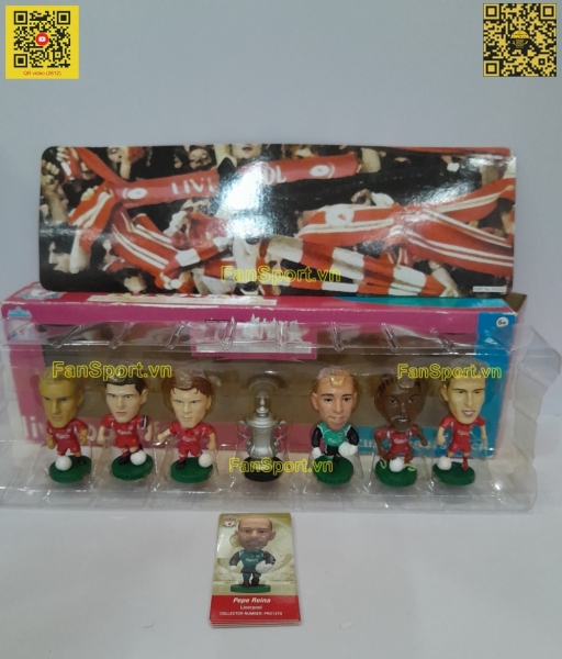 Box Liverpool 2006 FA Cup Hyypia Riise Gerrard Cisse Crouch Reina