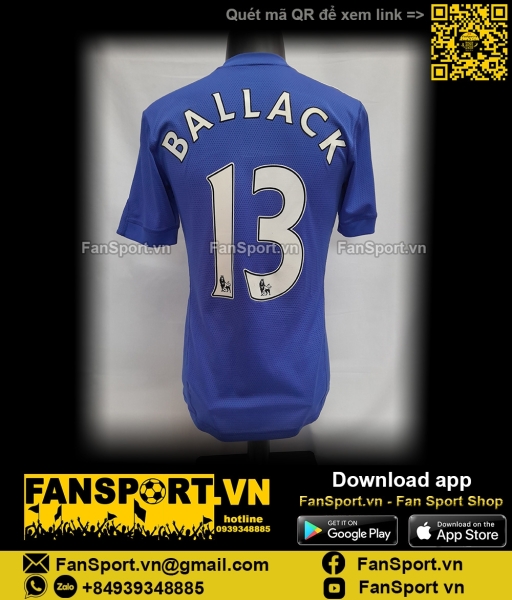 Áo Ballack 13 Chelsea 2009-2010 home shirt jersey blue E84291