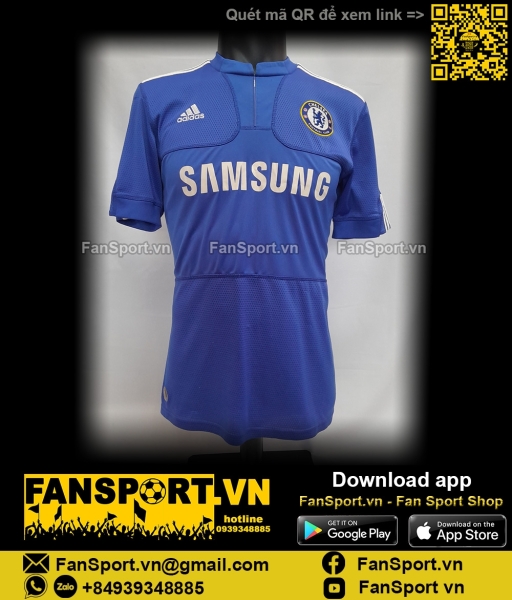 Áo Ballack 13 Chelsea 2009-2010 home shirt jersey blue E84291