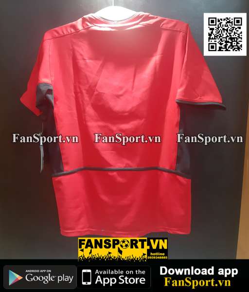 Áo đấu Manchester United 2002-2003-2004 home shirt jersey red 464375