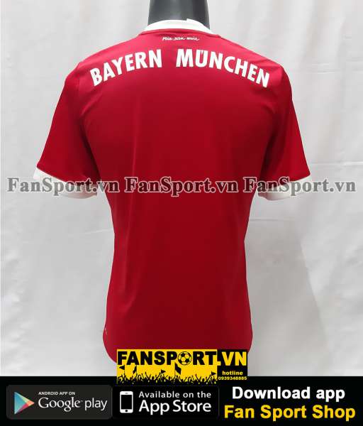 Áo đấu Bayern Munich 2017-2018 home shirt jersey red
