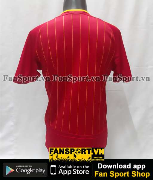 Áo đấu Spain 2005 2006 2007 home shirt jersey red