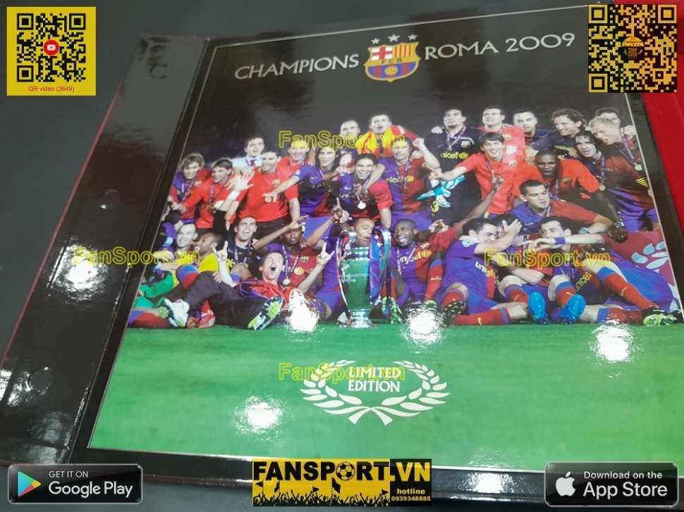 Box Barcelona Champion League Winner 2009 jersey shirt 286784 Nike