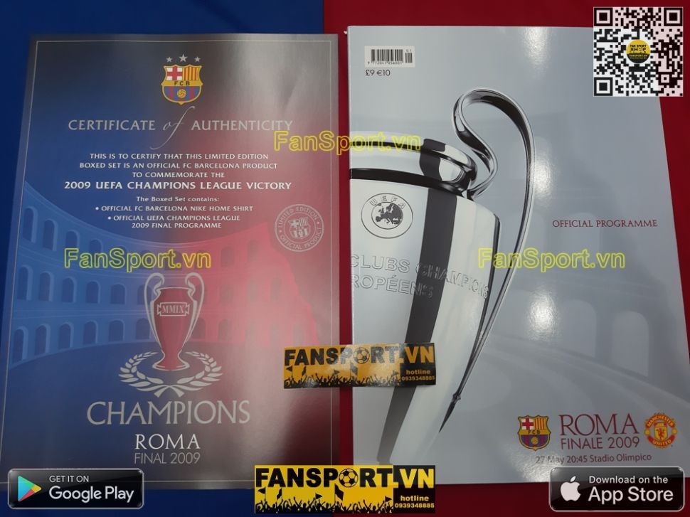 Box shirt Barcelona Champion League Winner 2009 jersey limited 1539