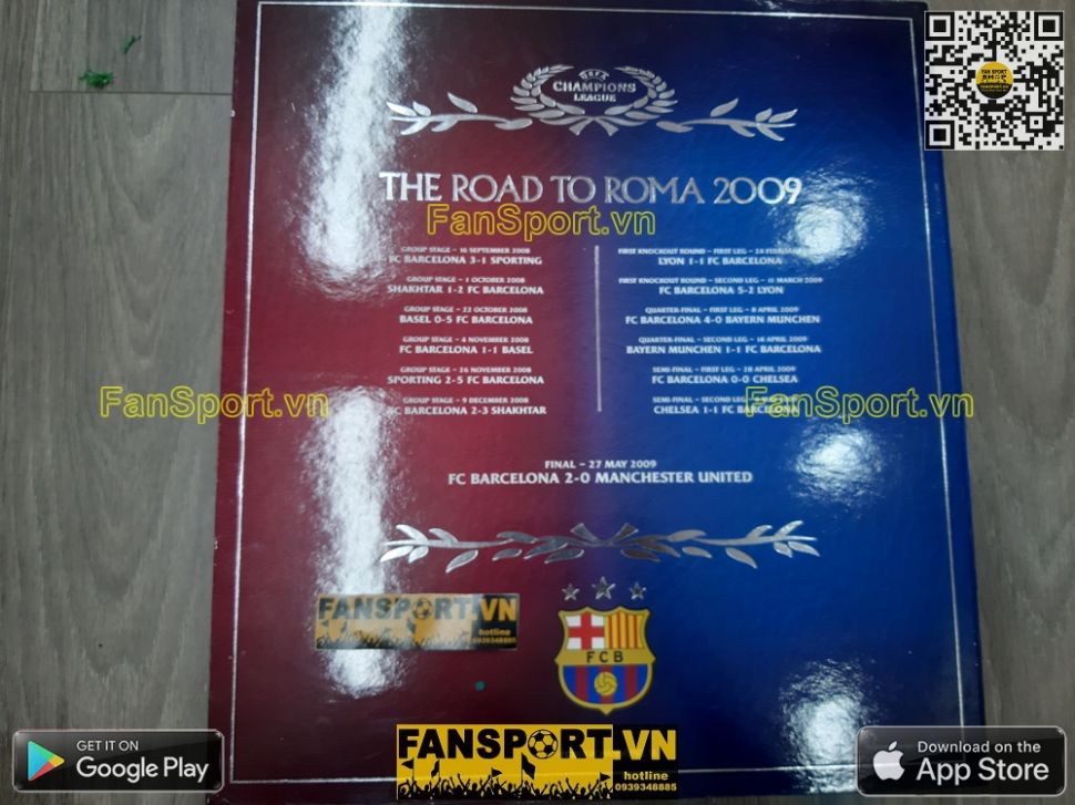 Box shirt Barcelona Champion League Winner 2009 jersey limited 1539