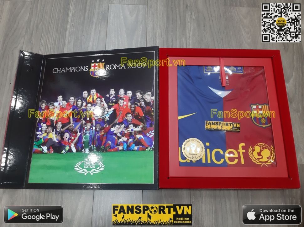 Box shirt Barcelona Champion League Winner 2009 jersey limited 1539