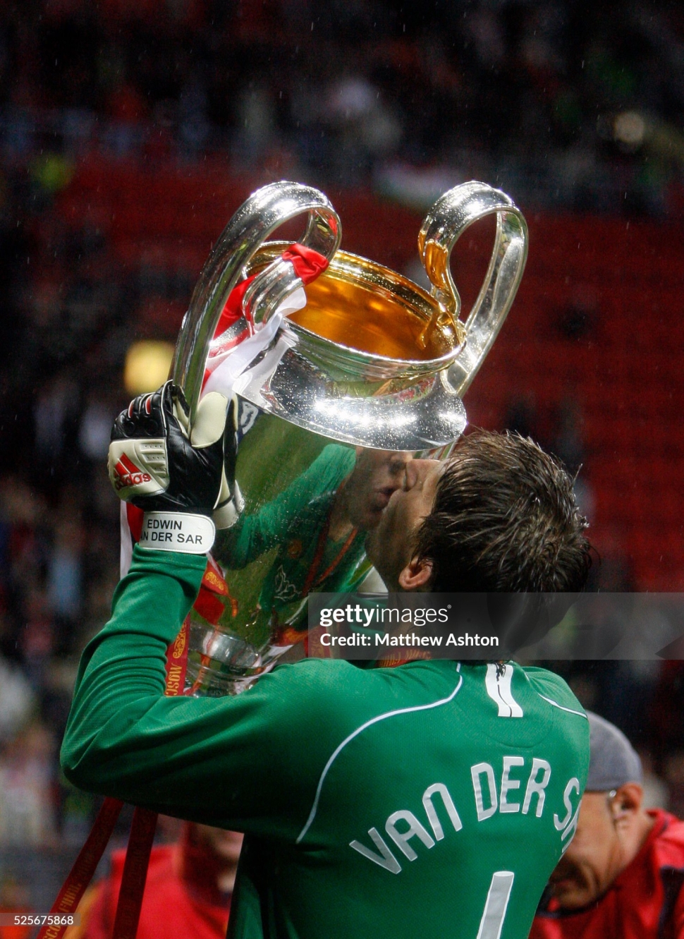 Áo Van Der Sar ManUtd Champion League Final 2008 green goalkeeper GK