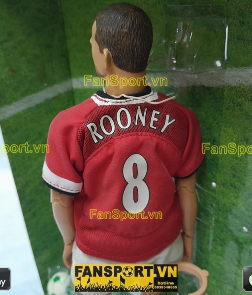Tượng Rooney 8 Manchester United 2004-2006 home Kick-O-Mania figures