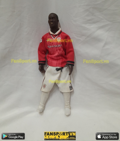 Tượng Dwight Yorke 19 Manchester United Hero Treble 1999 figure red