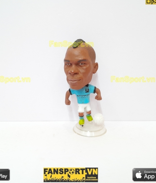 Tượng Mario Balotelli 45 Manchester City 2012-2012 home blue kodoto