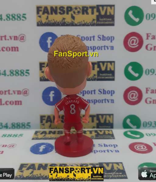 Tượng Steven Gerrard 8 Liverpool 2014-2015 home red kodoto