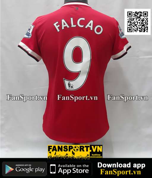 Áo đấu Falcao #9 Manchester United 2014-2015 home shirt jersey red