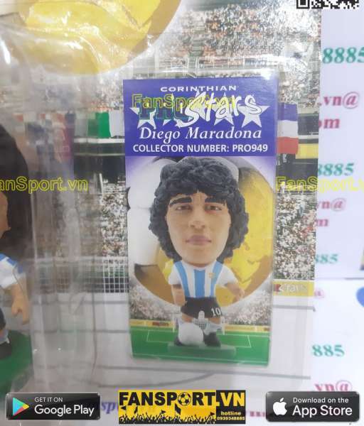 Tượng Maradona 10 Argentina World Cup 1982 home corinthian PRO949