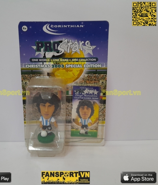 Tượng Maradona 10 Argentina World Cup 1982 home corinthian PRO949