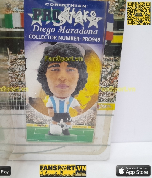 Tượng Maradona 10 Argentina World Cup 1982 home corinthian PRO949