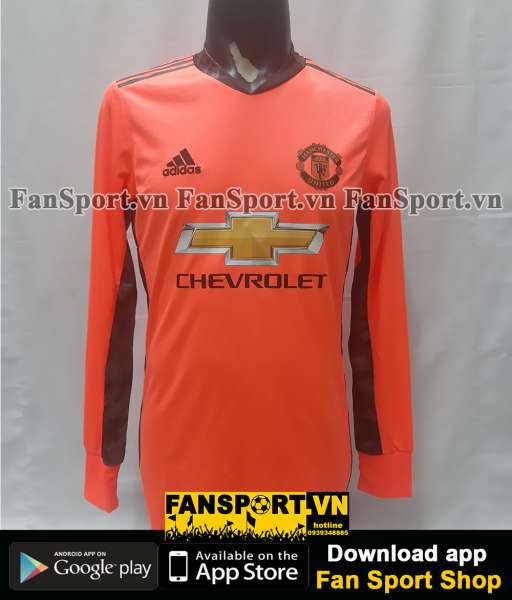 Áo GK Manchester United 2020-2021 third goalkeeper shirt jersey orange