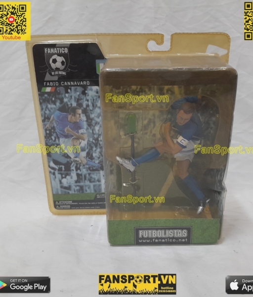 Tượng Fabio Cannavaro 5 Itally World Cup 2006 blue Fanatico new