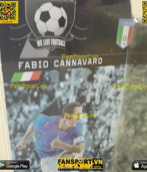 Tượng Fabio Cannavaro 5 Itally World Cup 2006 blue Fanatico new