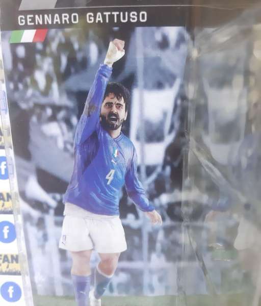Tượng Gennaro Gattuso 4 Itally World Cup 2006 blue Fanatico new