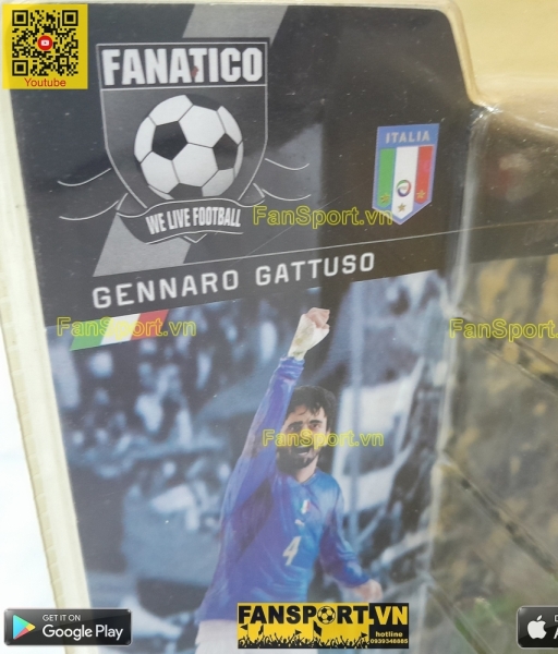 Tượng Gennaro Gattuso 4 Itally World Cup 2006 blue Fanatico new