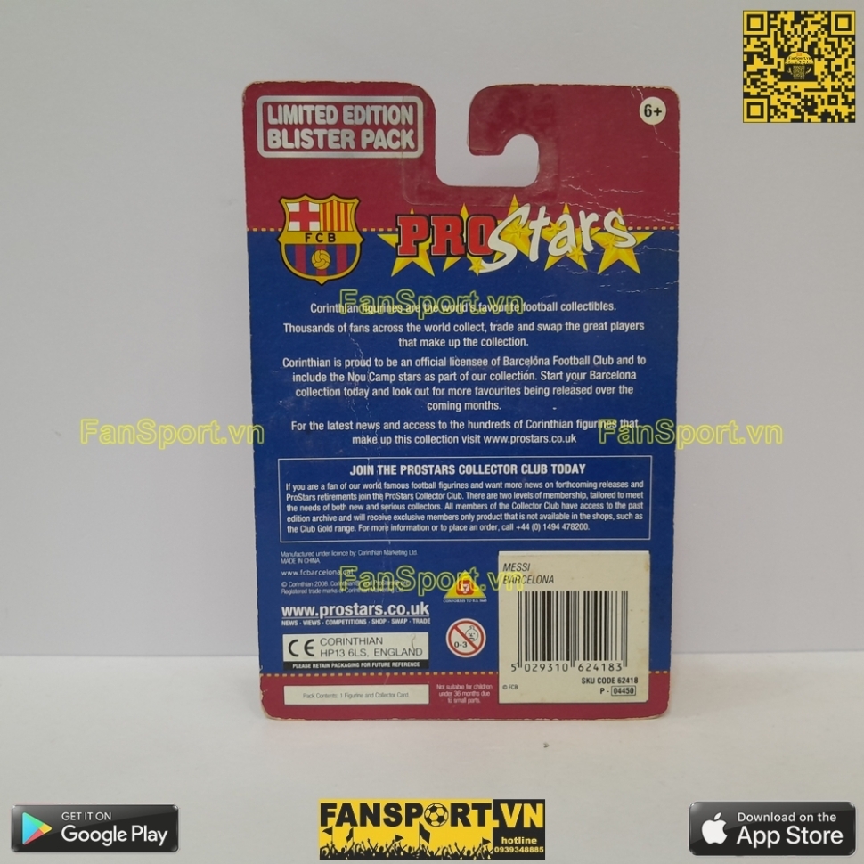Tượng Messi 10 Barcelona 2008-2009 home corinthian PRO1822 blister