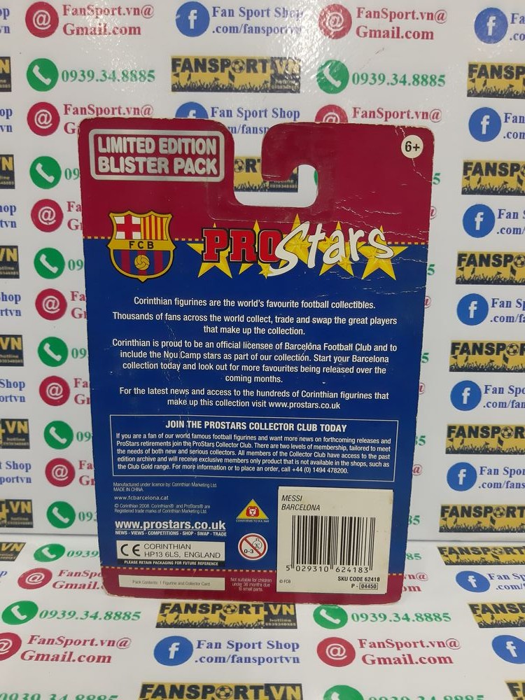 Tượng Messi Barcelona 2008-2009 home corinthian PRO1822 blister