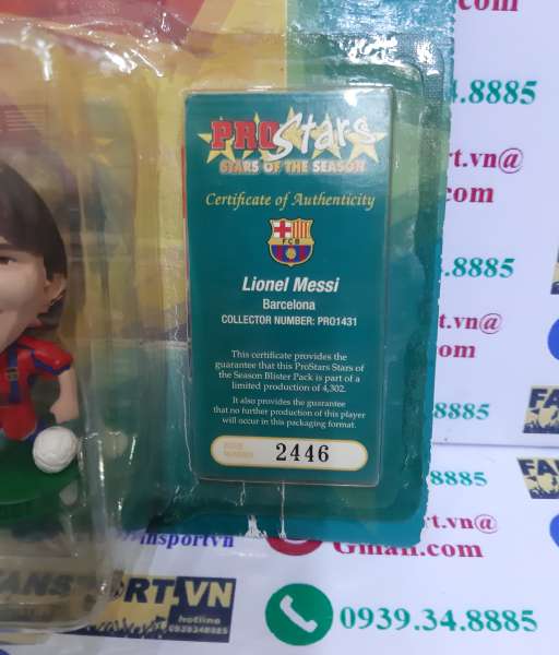 Tượng Messi Barcelona 2005-2006 home corinthian PRO1431 blister 2446