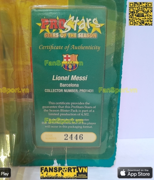 Tượng Messi Barcelona 2005-2006 home corinthian PRO1431 blister 2446
