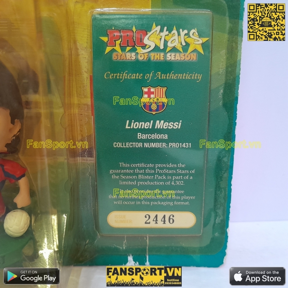 Tượng Messi Barcelona 2005-2006 home corinthian PRO1431 blister 2446