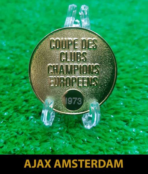 1973 Ajax Amsterdam European Cup gold medal final huy chương 1972