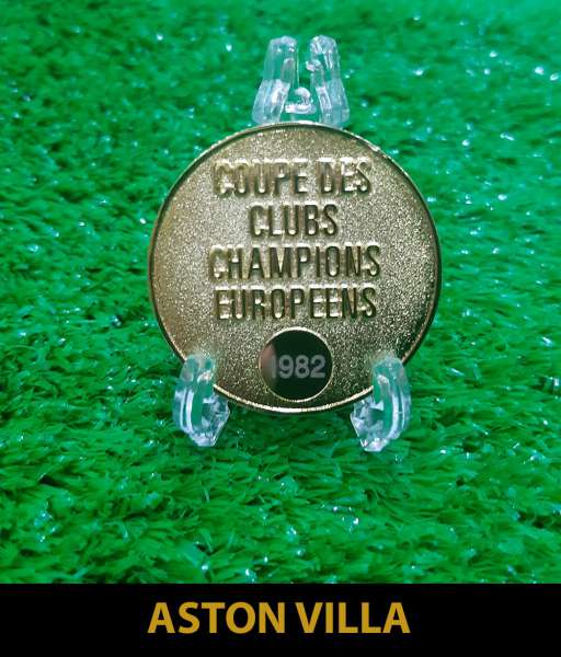 1982 Aston Villa European Cup gold medal final huy chương 1981