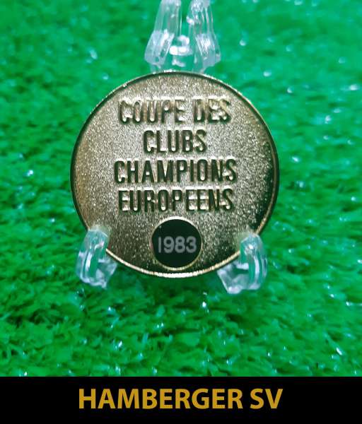 1983 Hamburger SV European Cup gold medal final huy chương 1982