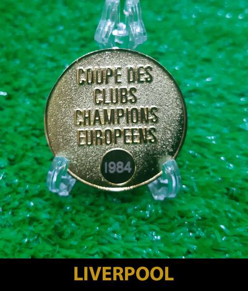 1984 Liverpool European Cup gold medal final huy chương 1983