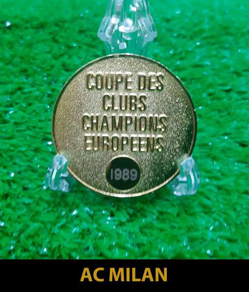 1989 AC Milan European Cup gold medal final huy chương 1988