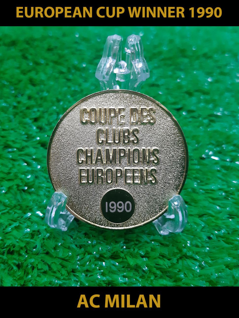 1990 AC Milan European Cup gold medal final huy chương 1989