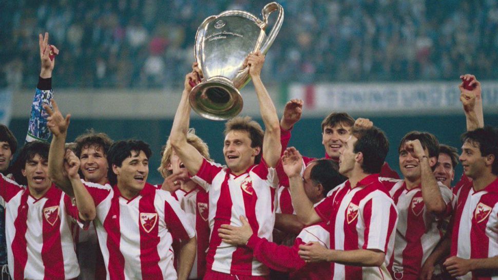 1991 Red Star Belgrade European Cup gold medal final huy chương 1990