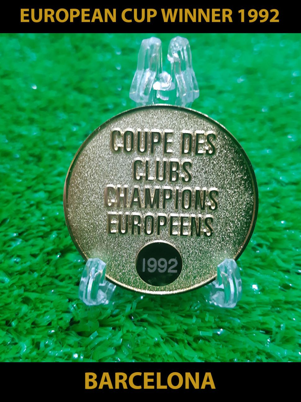 1992 Barcelona European Cup gold medal final huy chương 1991