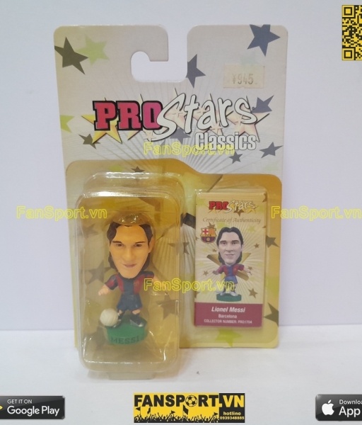 Tượng Messi 19 Barcelona 2007-2008 home corinthian PRO1704 Classic