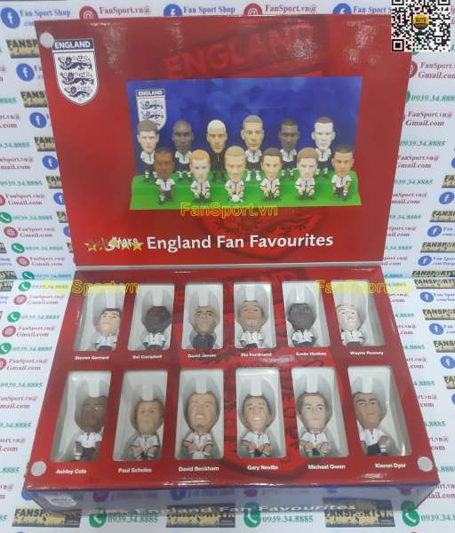 Box England 2003-2004-2005 home Fan Favorite limited figures prostars