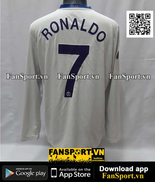 Áo Ronaldo 7 Manchester United Champion League Final 2009 away shirt